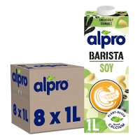 Alpro Barista Soya plantaardige opschuimmelk 1 liter (8 stuks)