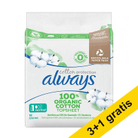 Aanbieding: 4x Always Cotton Protection maandverband size 1 normal (11 stuks) SAL01175