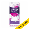 Aanbieding: 4x Always Discreet inlegkruisjes long plus (24 Stuks)