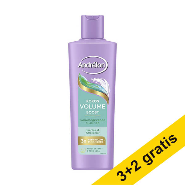 Aanbieding: 5x Andrélon Kokos Volume Boost shampoo (250 ml) SAN00650 - 1