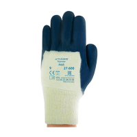 Ansell ActivArmr Hycron 27-600 nitril werkhandschoen blauw/wit maat 9/L (12 paar) 19027009 SSA07065