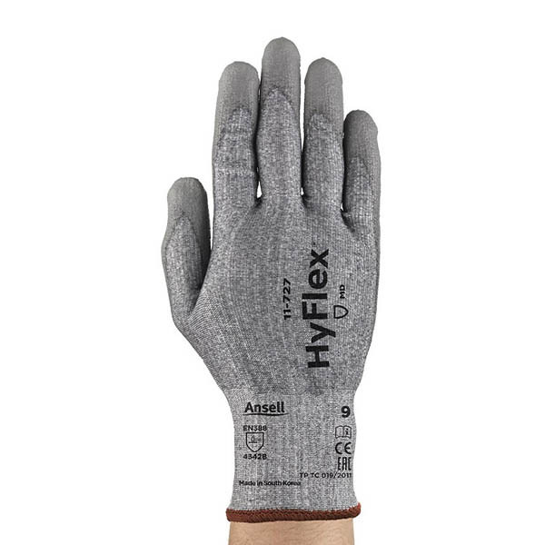Ansell Hyflex 11-727 snijbestendige werkhandschoen maat 10/XL (12 paar) 19010210 SSA07025 - 1
