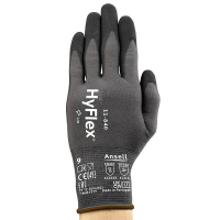 Ansell Hyflex 11-840 montage werkhandschoen zwart/grijs maat 10/XL (12 paar) 19014310 SSA07043