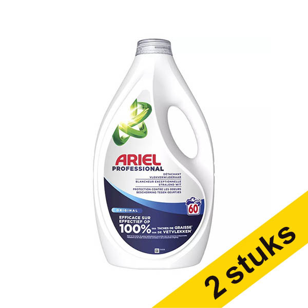 Aanbieding: 2x Ariel Professional Vloeibaar Wasmiddel Regular 2.7 liter (60 wasbeurten) SAR05517 - 1