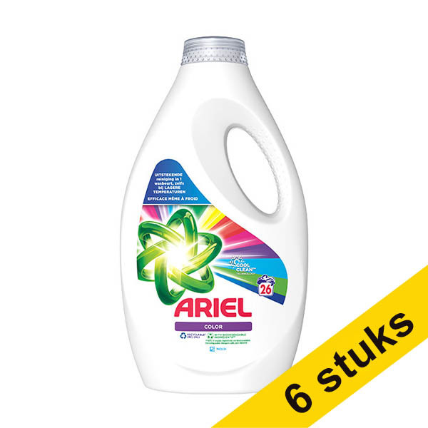 Aanbieding: Ariel Vloeibaar Wasmiddel Color 1,17 Liter (4 flessen - 104 wasbeurten) SAR05209 Aanbieding: Ariel Vloeibaar Wasmiddel Color 1,17 Liter (4 flessen - 104 wasbeurten) SAR05209 - 1