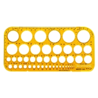 Aristo cirkelsjabloon 1 - 36 mm 45 cirkels AR-5033 206843
