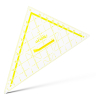 Aristo schoolbord tekendriehoek (80 cm) AR-1650W 206733 - 2