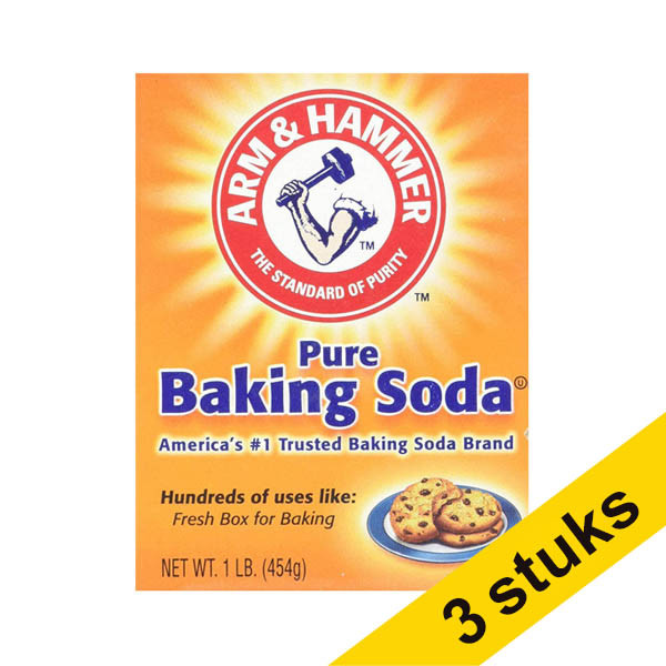 Arm & Hammer Aanbieding: 3x Arm & Hammer Baking Soda (454 gram)  SAR05037 - 1