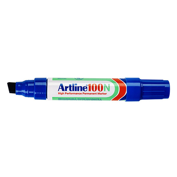 Artline 100 permanent marker blauw (7,5 - 12 mm schuin) EK-100/6BLUE 238760 - 1