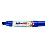 Artline 100 permanent marker blauw (7,5 - 12 mm schuin) EK-100/6BLUE 238760