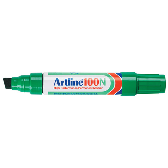 Artline 100 permanent marker groen (7,5 - 12 mm schuin)  238918 - 1