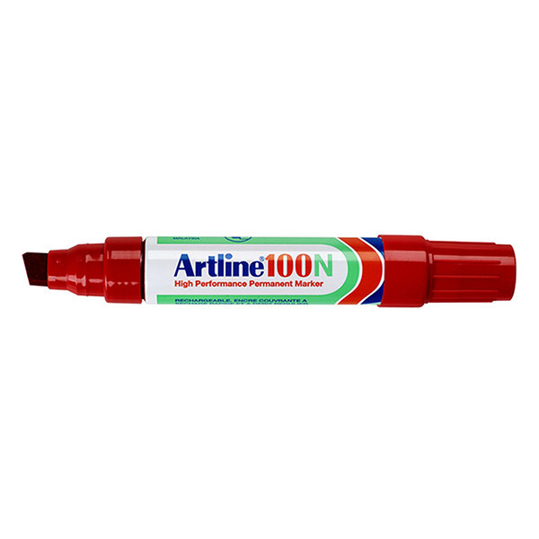 Artline 100 permanent marker rood (7,5 - 12 mm schuin) EK-100/6RED 238758 - 1