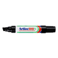 Artline 100 permanent marker zwart (7,5 - 12 mm schuin) EK-100/6BLACK 238753