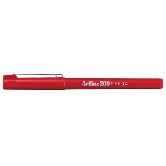 Artline 200 fineliner rood 0643202 238524 - 1