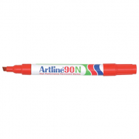 Artline 90 permanent marker (2 - 5 mm schuin) - rood EK-90RED 238754