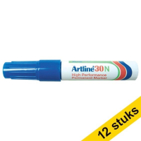 Aanbieding: 12x Artline 30 permanent marker blauw (2 - 5 mm schuin) 238911
