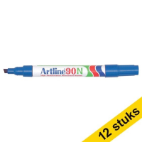 Aanbieding: 12x Artline 90 permanent marker (2 - 5 mm schuin) -  blauw 360637