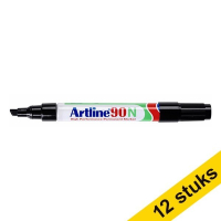 Aanbieding: 12x Artline 90 permanent marker (2 - 5 mm schuin) - zwart 360553