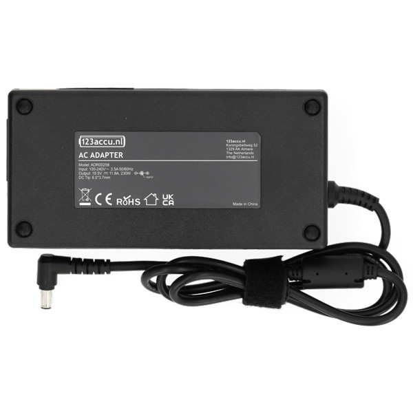 Asus adapter (19,5V, 11,8A, 230W, 123accu huismerk) ADR00258 - 2