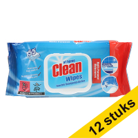 Aanbieding: 12x At Home Clean Multi-Cleaning schoonmaakdoekjes (55 stuks)