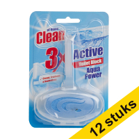 Aanbieding: 12x At Home Clean toiletblok Aqua (40 gram)