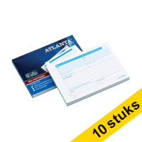 Aanbieding: 10x Atlanta bonboekje met carbon (2 x 50 vellen)