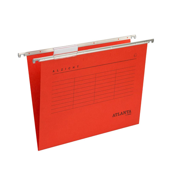 Atlanta Alzicht verticale hangmap A4 - 330 mm met V-bodem rood (25 stuks) 2662024200 203031 - 1