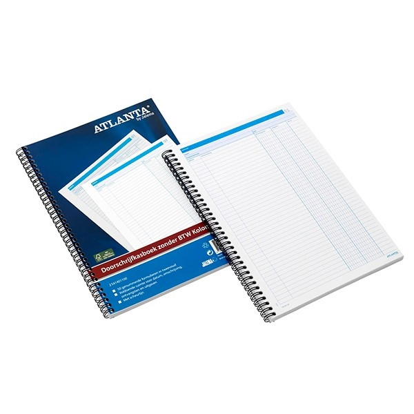Atlanta doorschrijfkasboek met twee geldkolommen (2 x 50 vellen) 2541401100 203024 - 1