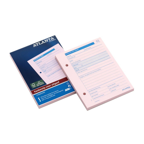 Atlanta kasbewijs voor uitgaaf A6 (100 vellen) 2540603400 203041 - 1