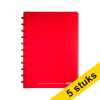 Aanbieding: 5 x Atoma Trendy gelijnd schrift A4 rood 72 vellen 405310 - 1