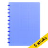 Aanbieding: 5 x Atoma Trendy geruit schrift A4 transparant blauw 72 vellen (5 mm) 405313 - 1
