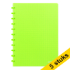 Aanbieding: 5 x Atoma Trendy geruit schrift A4 transparant groen 72 vellen (5 mm) 405314 - 1