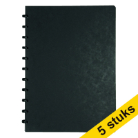 Aanbieding: 5 x Atoma meetingbook A4 geruit zwart 63 vellen (5 mm) 405326