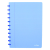 Atoma Trendy gelijnd schrift A4 transparant blauw 72 vellen