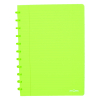 Atoma Trendy gelijnd schrift A4 transparant groen 72 vellen