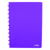 Atoma Trendy gelijnd schrift A4 transparant paars 72 vellen