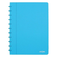 Atoma Trendy gelijnd schrift A4 transparant turkoois 72 vellen 4137208 405239