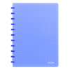 Atoma Trendy geruit schrift A4 transparant blauw 72 vellen (5 mm)