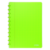 Atoma Trendy geruit schrift A4 transparant groen 72 vellen (4 x 8 mm)