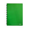 Atoma Trendy geruit schrift A4 transparant groen 72 vellen (4 x 8 mm)