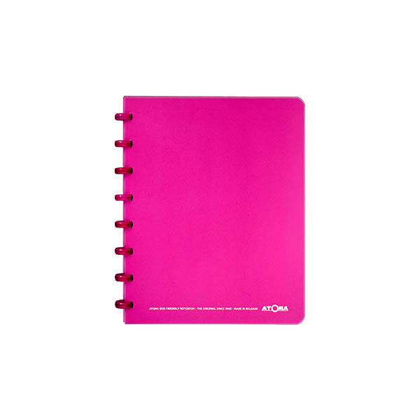 Atoma Trendy geruit schrift A5 roze 72 vellen (4 x 8 mm) 405233 - 1