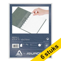 Aanbieding: 6x Aurora Adoc vulling voor schrift A5 gelijnd 72 vellen