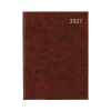 Aurora Business Florence weekagenda met halfuurindeling 2027 bordeaux (1 week per 2 pagina's) 6-talig 440173 - 1