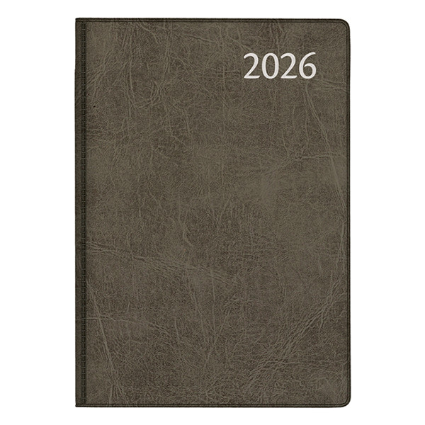 Aurora Classic7 Luna weekagenda 2026 zwart (1 week per 2 pagina) 4-talig 330149 - 1