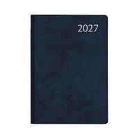 Aurora Classic7 Luna weekagenda 2027 blauw (1 week per 2 pagina) 4-talig 440150