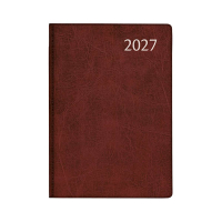 Aurora Classic7 Luna weekagenda 2027 bordeaux (1 week per 2 pagina) 4-talig 440148