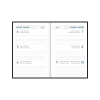 Aurora Classic7 Luna weekagenda 2027 zwart (1 week per 2 pagina) 4-talig 440149 - 2