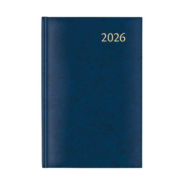 Aurora Daily Florence dagagenda met halfuurindeling 2026 blauw (1 dag per pagina) 6-talig 330137 - 1