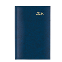 Aurora Daily Florence dagagenda met halfuurindeling 2026 blauw (1 dag per pagina) 6-talig 330137