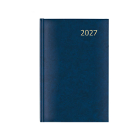 Aurora Daily Florence dagagenda met halfuurindeling 2027 blauw (1 dag per pagina) 6-talig 440137